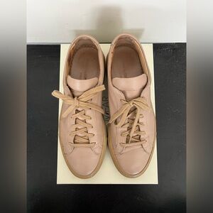 Woman by Common Projects Original Low Achilles Nude Leather Sneakers 38 / 8